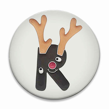 Reindeer Golf Ball Marker